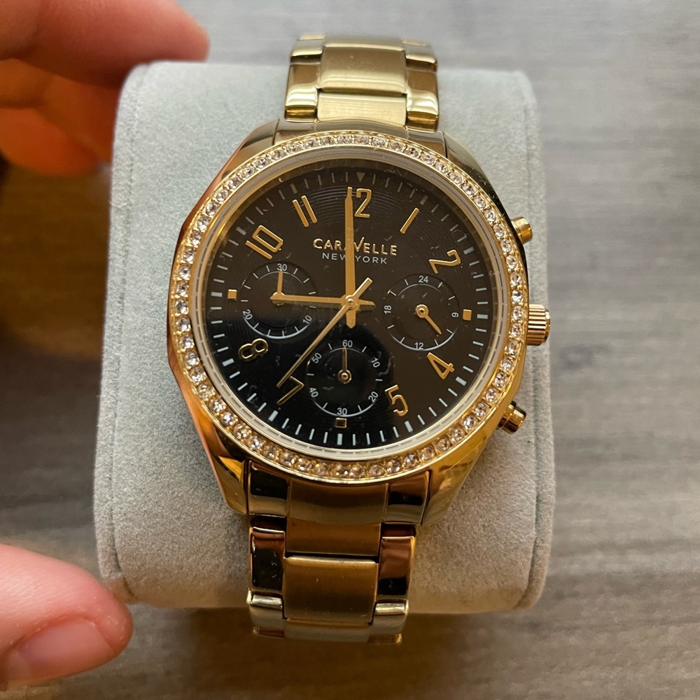 Caravelle by Bulova Crystal Watch